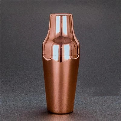 Copper parisian cocktail shaker