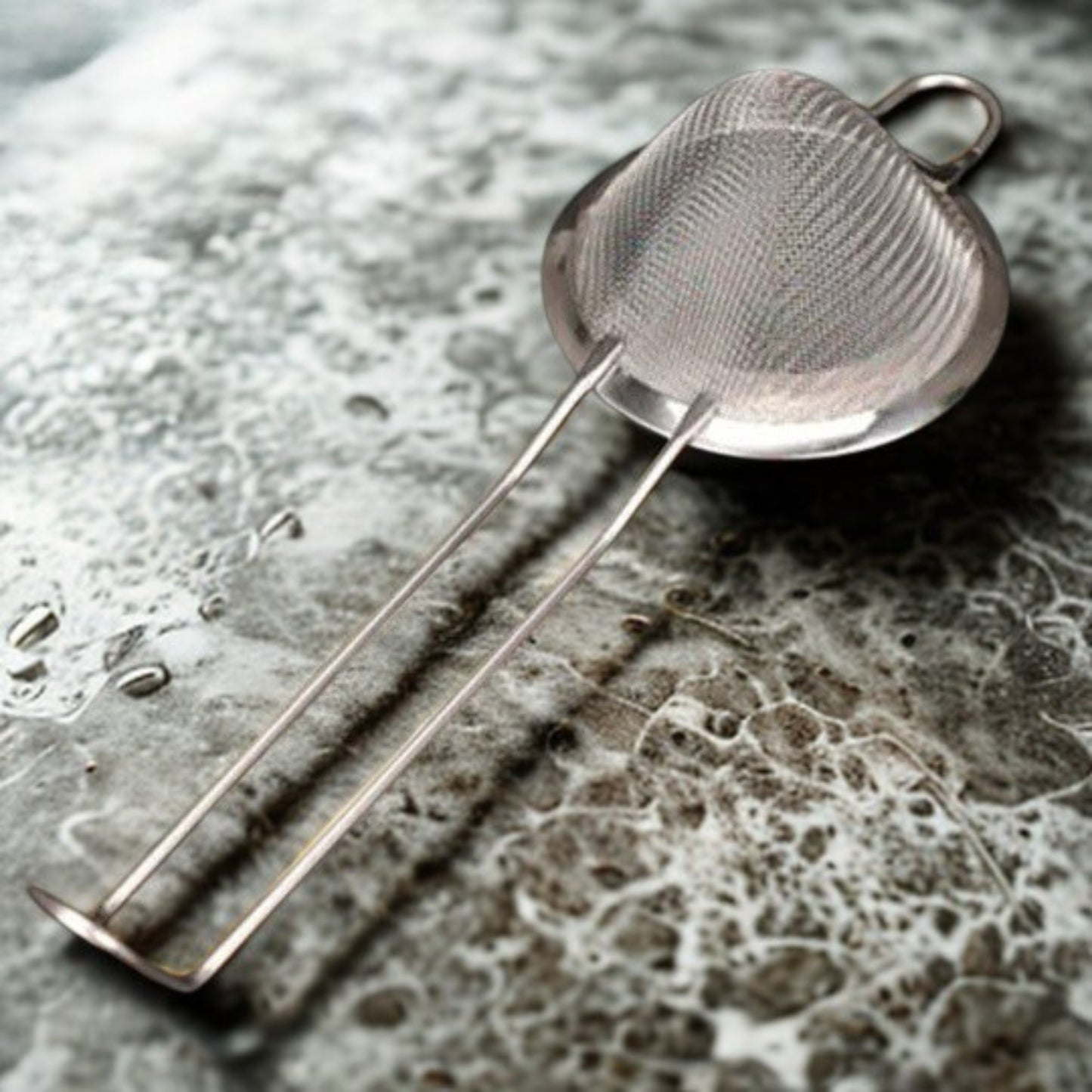 Silver fine strainer