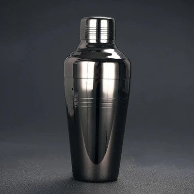 black cobbler cocktail shaker