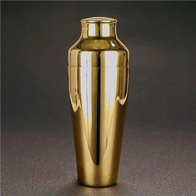parisian cocktail gold shaker