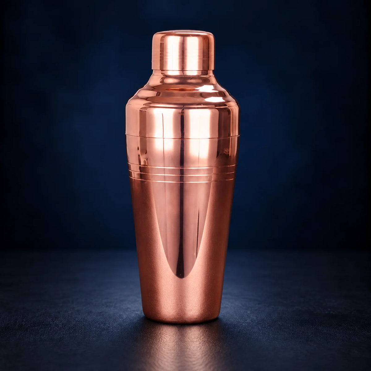 Copper Drop , Copper Cobbler Cocktail Shaker 510ml — assembled