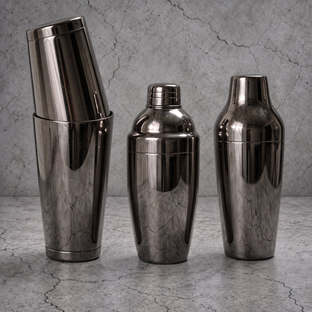 Cocktail Shakers - Boston, Cobbler & Parisian