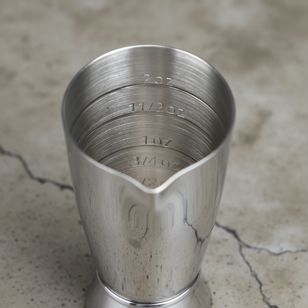 The Measure Twice, Drink Once Jigger  10–60 ml / 0.33–2 oz