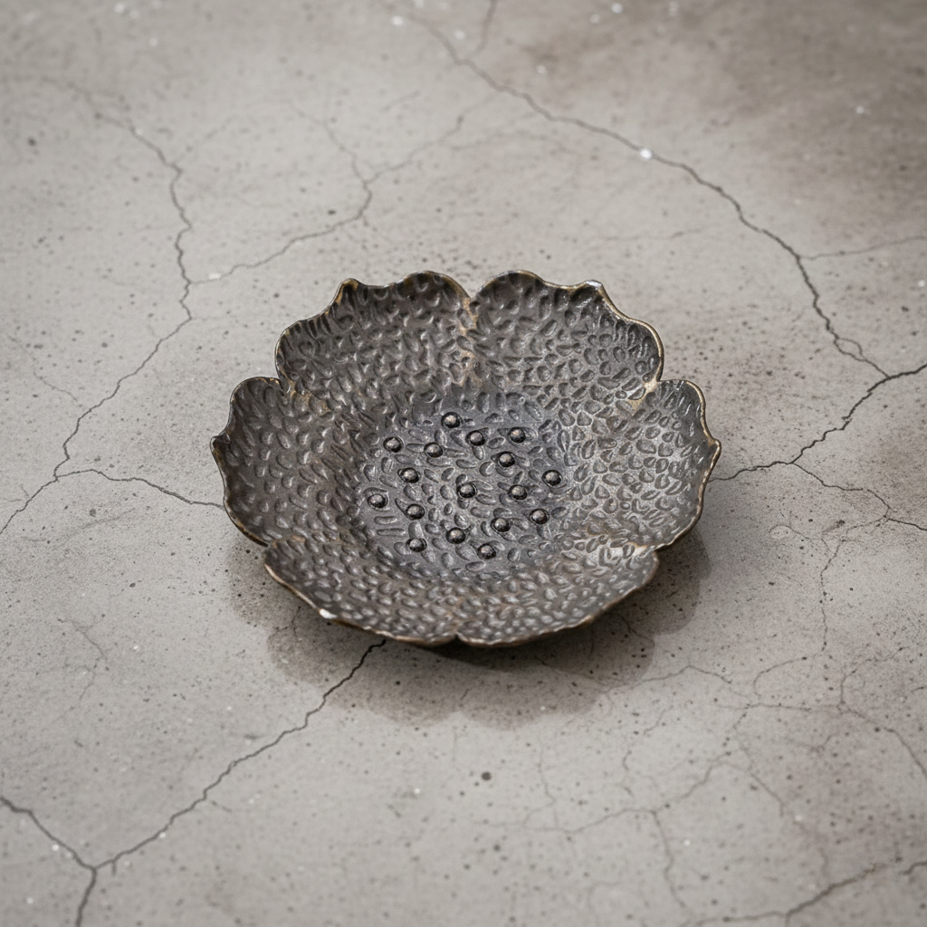 The Zen Disc – Vintage Alloy Coasters with Antique Finish