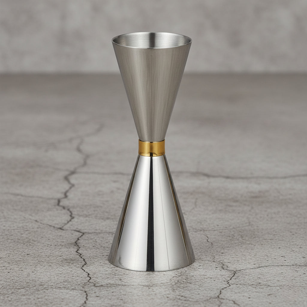 Samurai Steel – Japanese Dual-Sided Cocktail Jiggers (30–90ml