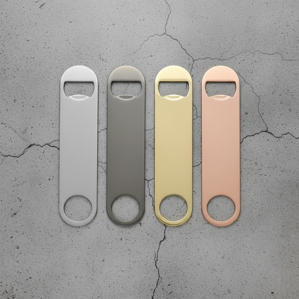 The Quick Draw – Stainless Steel Bar Blade/Bottle Opener