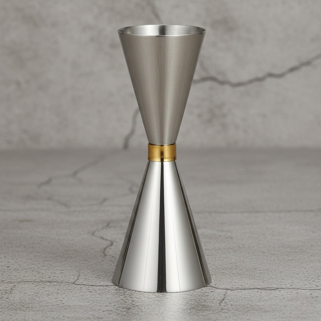 Samurai Steel – Japanese Dual-Sided Cocktail Jiggers (30–90ml