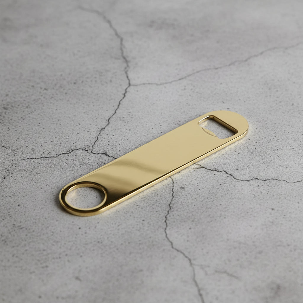 The Quick Draw – Stainless Steel Bar Blade/Bottle Opener