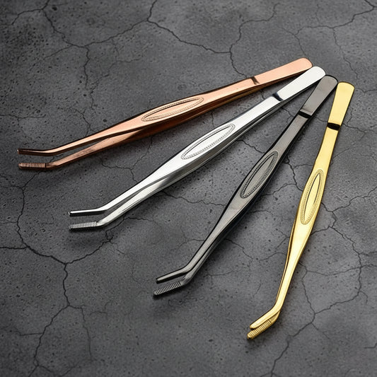 The Precision Grip – Stainless Steel Cocktail Garnish Tweezers 22cm