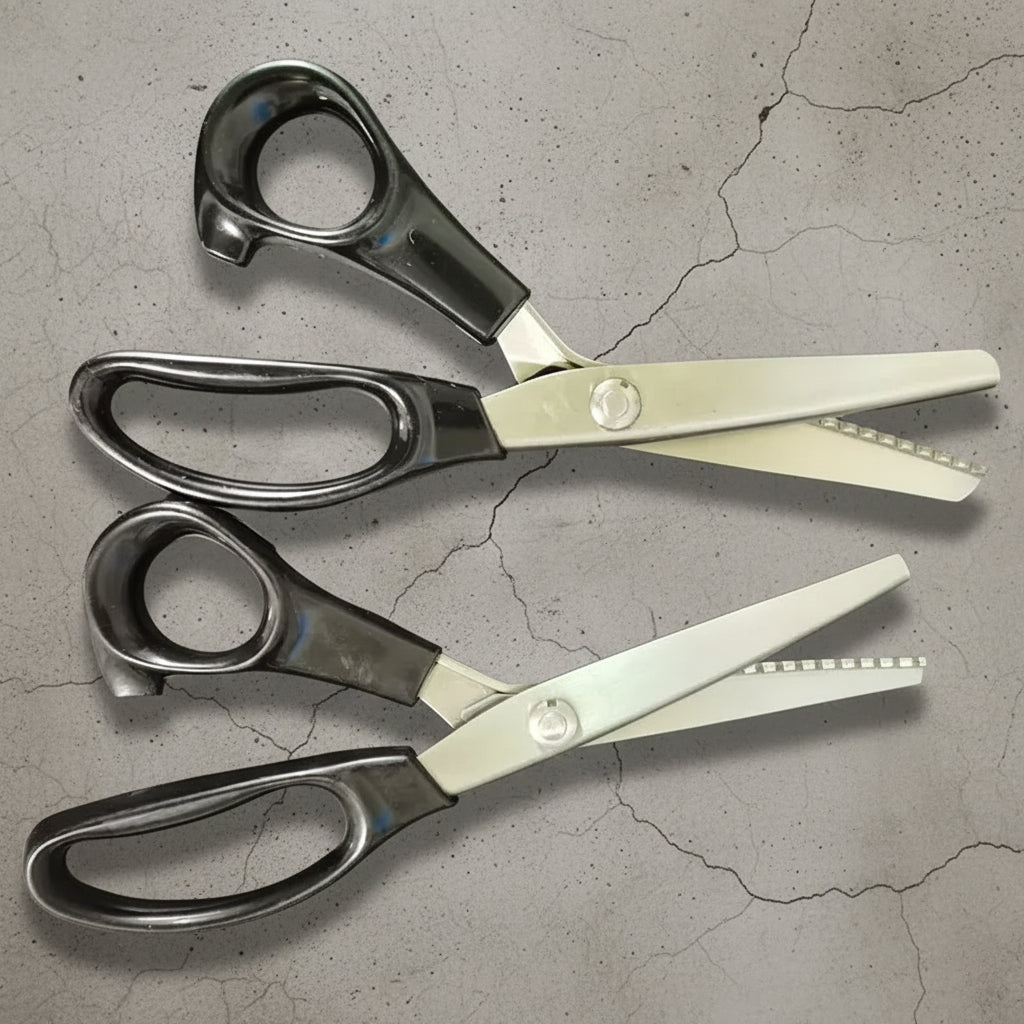 The Snip Show – Stainless Steel Garnish Scissors (Wave & Triangle 5mm)