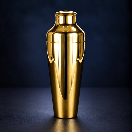 The Golden Muse – Gold Parisian Cocktail Shaker 550ml