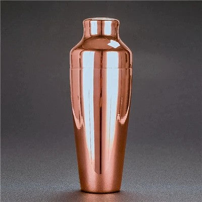 parisian copper cocktail shaker