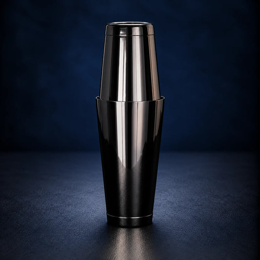 The Black Aftershock – Black Boston Cocktail Shaker 850ml / 550ml