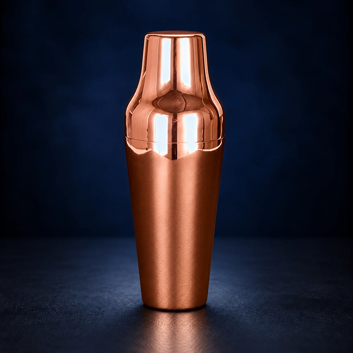 Penny Drop , Copper Parisian Cocktail Shaker 650ml — assembled